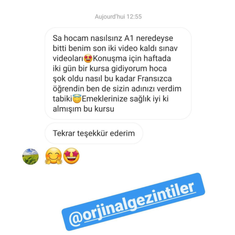 Nasıl Fransızca öğrendin